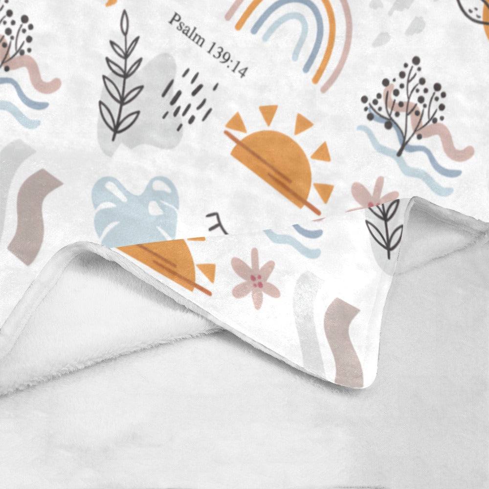 Fearfully and Wonderfully Made Fleece Blanket