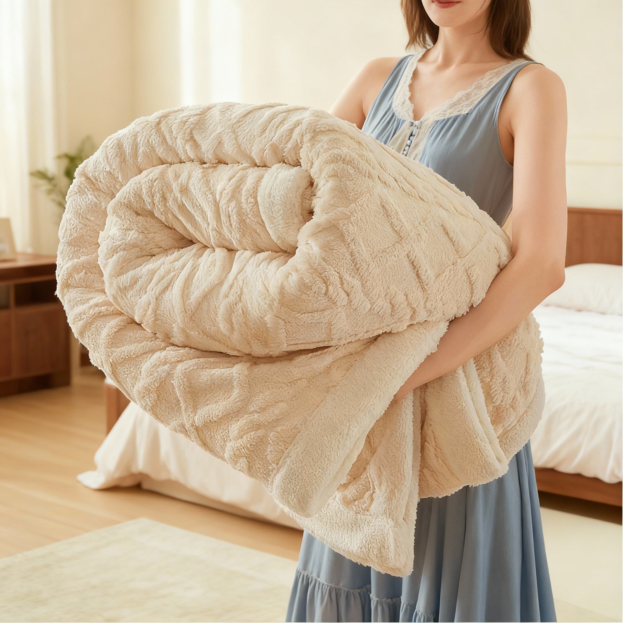 Luxury Flannel Blanket | Soft Plush Cozy Throw | Warm Washable Gift