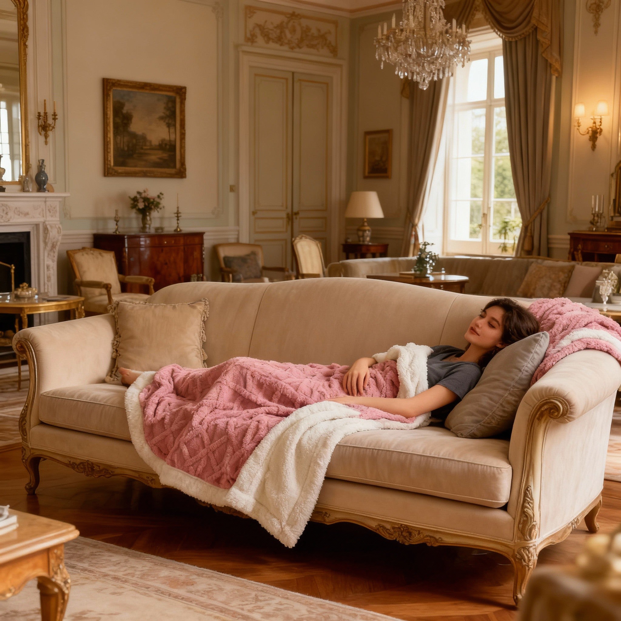 Luxury Flannel Blanket | Soft Plush Cozy Throw | Warm Washable Gift