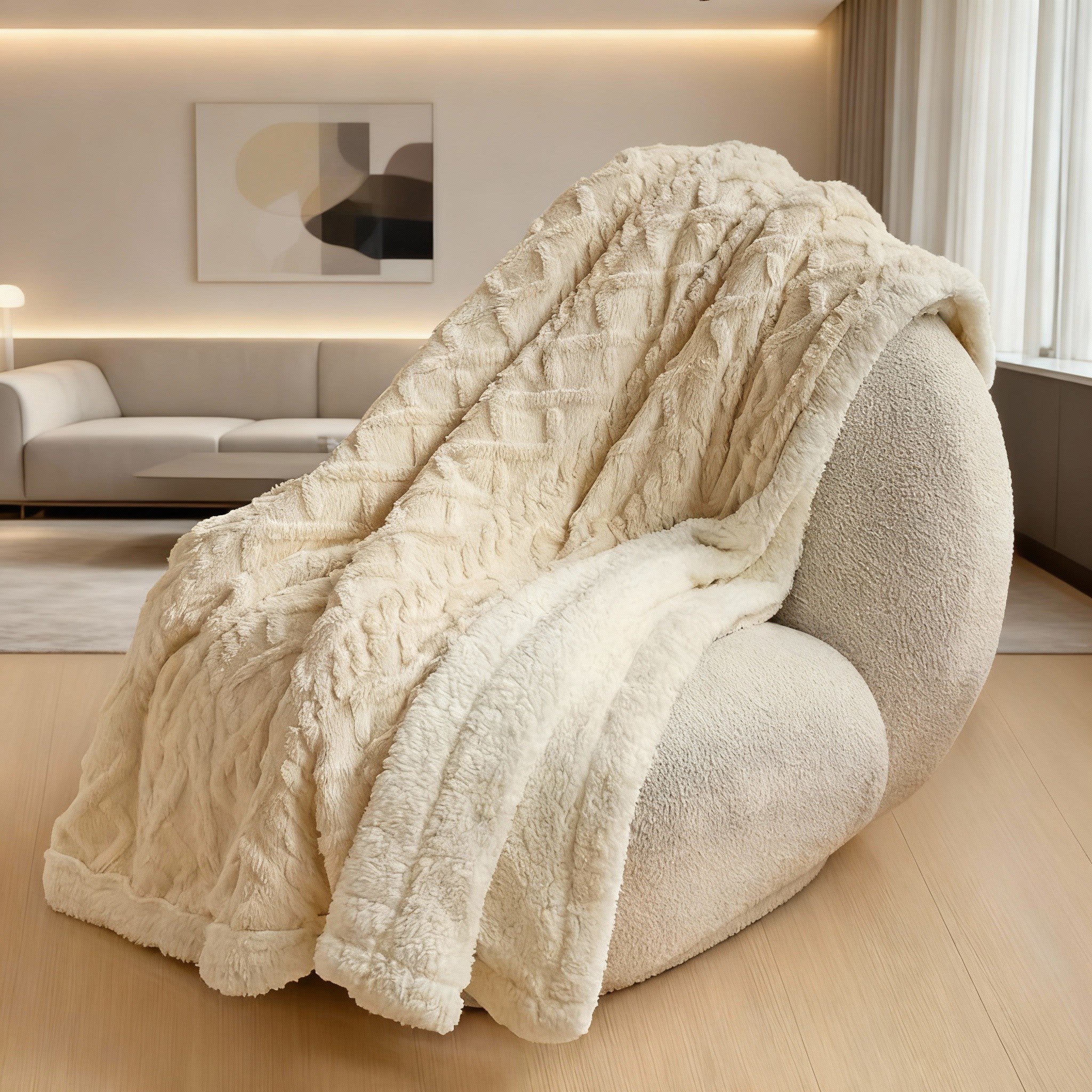 Luxury Flannel Blanket | Soft Plush Cozy Throw | Warm Washable Gift