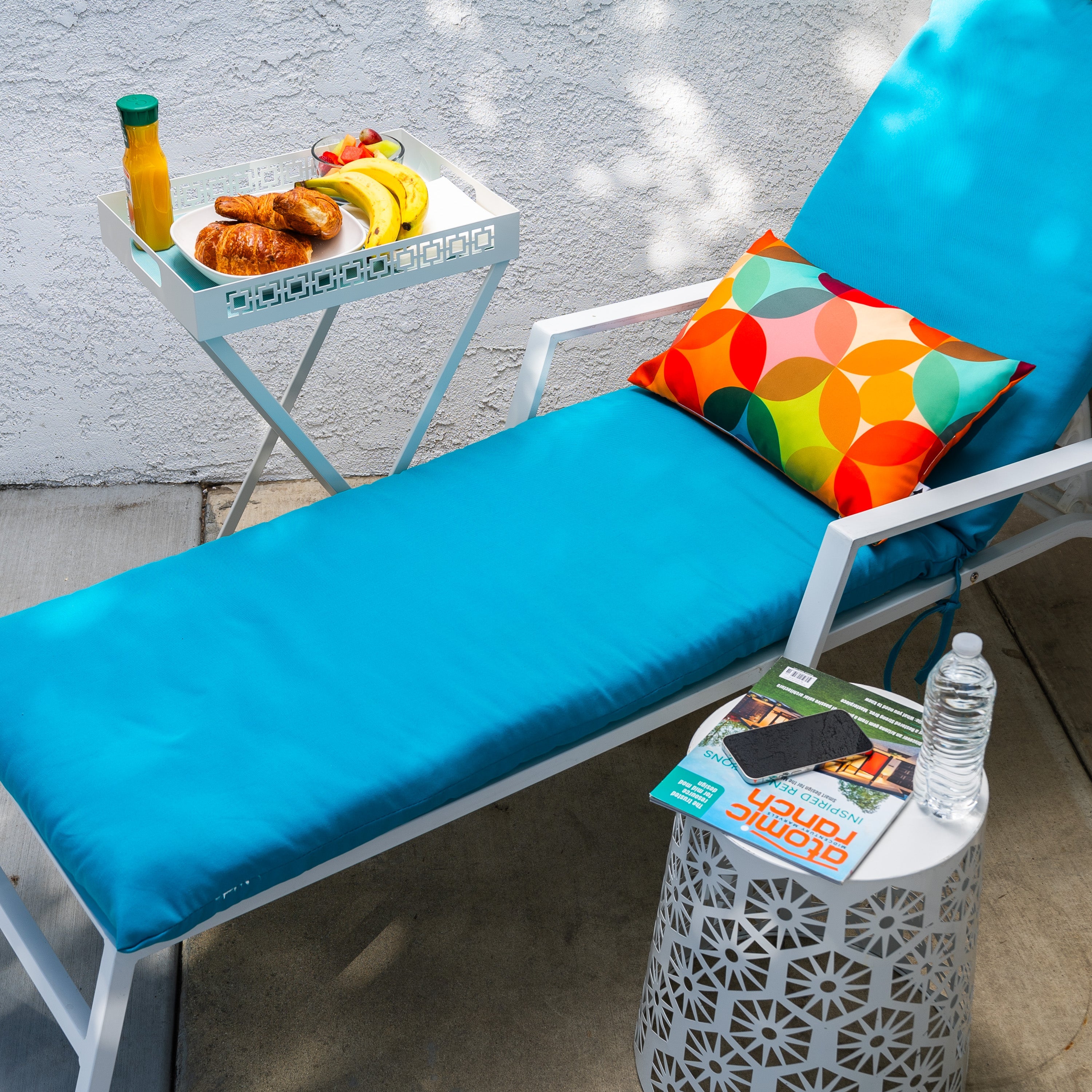 Starburst double-sided Bolster Pillow - 11.8" x 19.7"